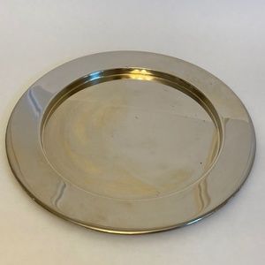 Gold-toned tray or platter